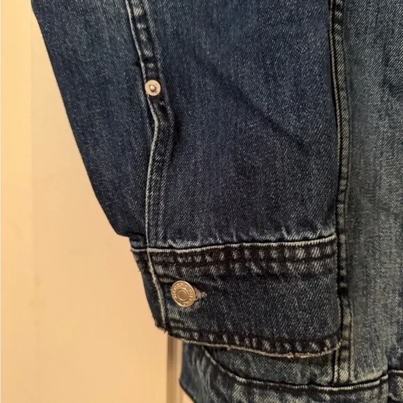Pilcro Oversized Blue Denim Jacket (Anthropologie) - Picture 4 of 4